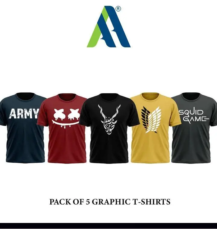 Men's Jersey Printed Half Sleeves Shirt