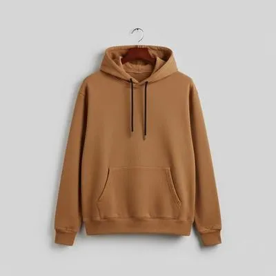1 Pc Men's Fleece Plain Hoodie