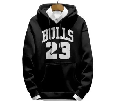 Polyester Fleece Printed Hoodie