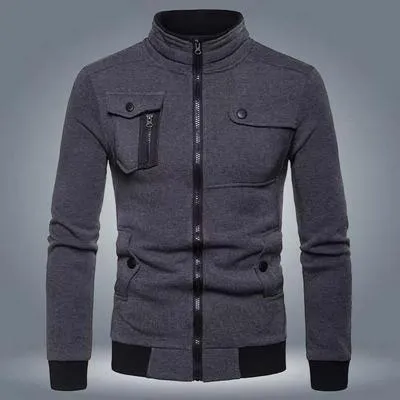 Men's Fleece Bomber Jacket
