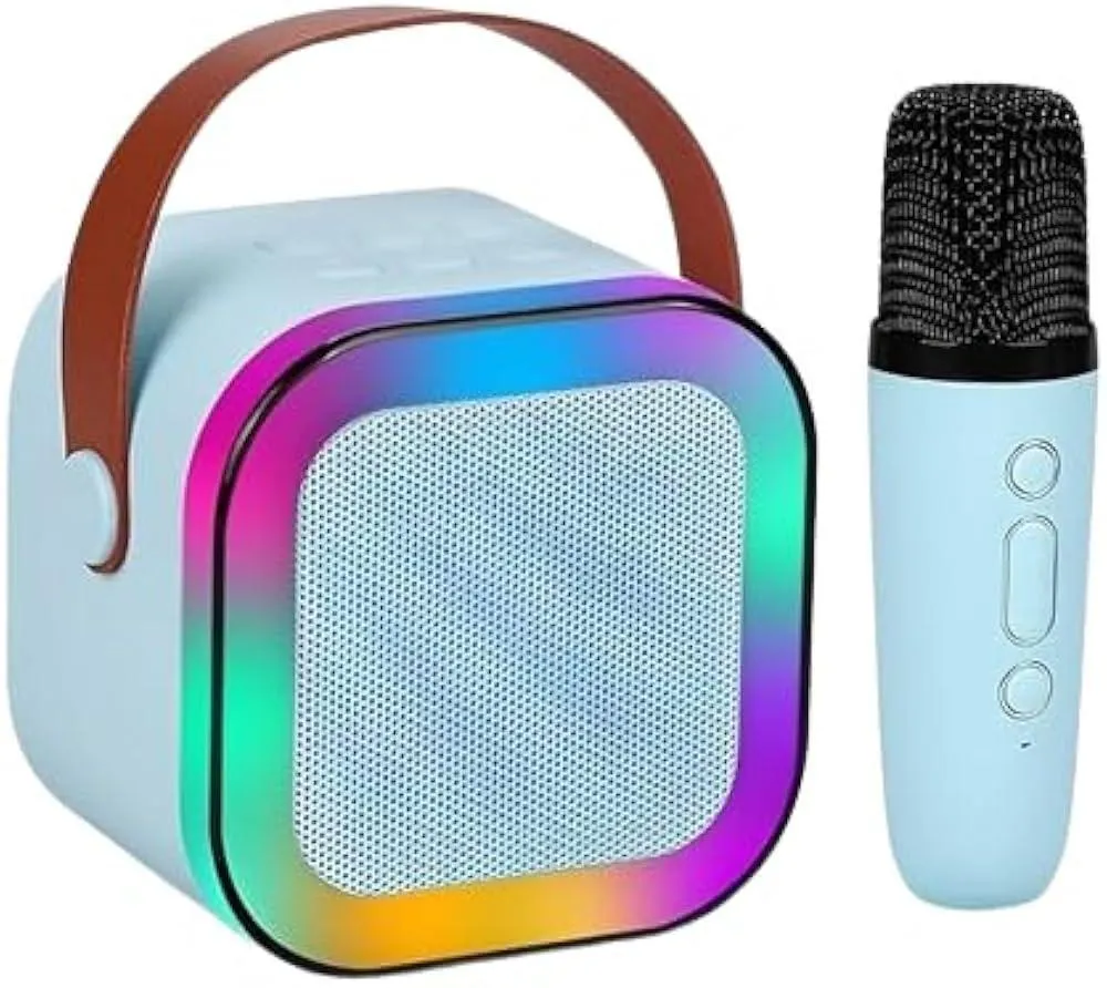 Portable Pink LED Wireless Speaker