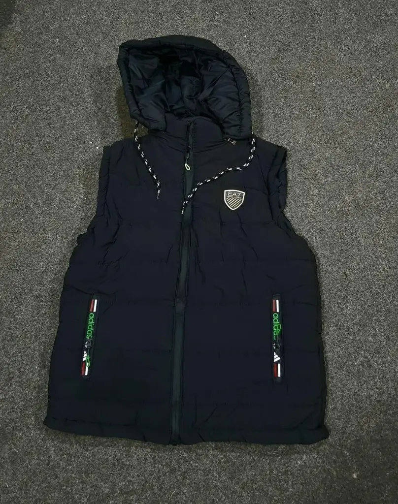 Plain Sleeveless Jacket