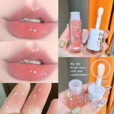Multicolor Glossy Lip Gloss with Cool Undertone