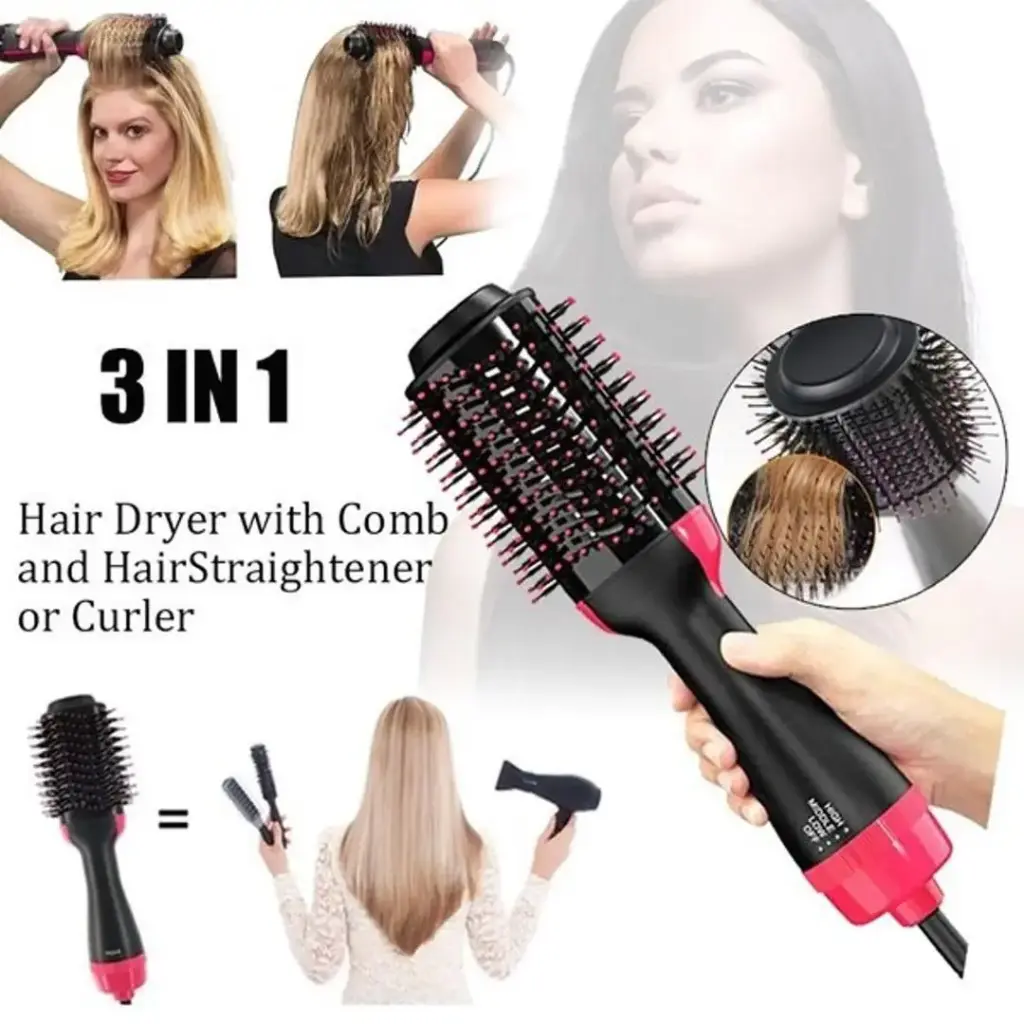 Lightweight And Ergonomic Hair Dryer Brush