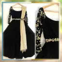 3 Pcs Women's Stitched Silk Embroidered Suit