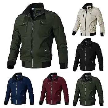 Men's Fleece Plain Jacket- Mexican Style- Black