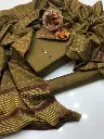 3 Pcs Women's Unstitched Hand Work Suit